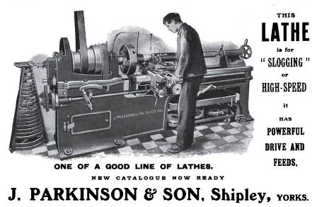 Parkinson lathe 1902 ws small